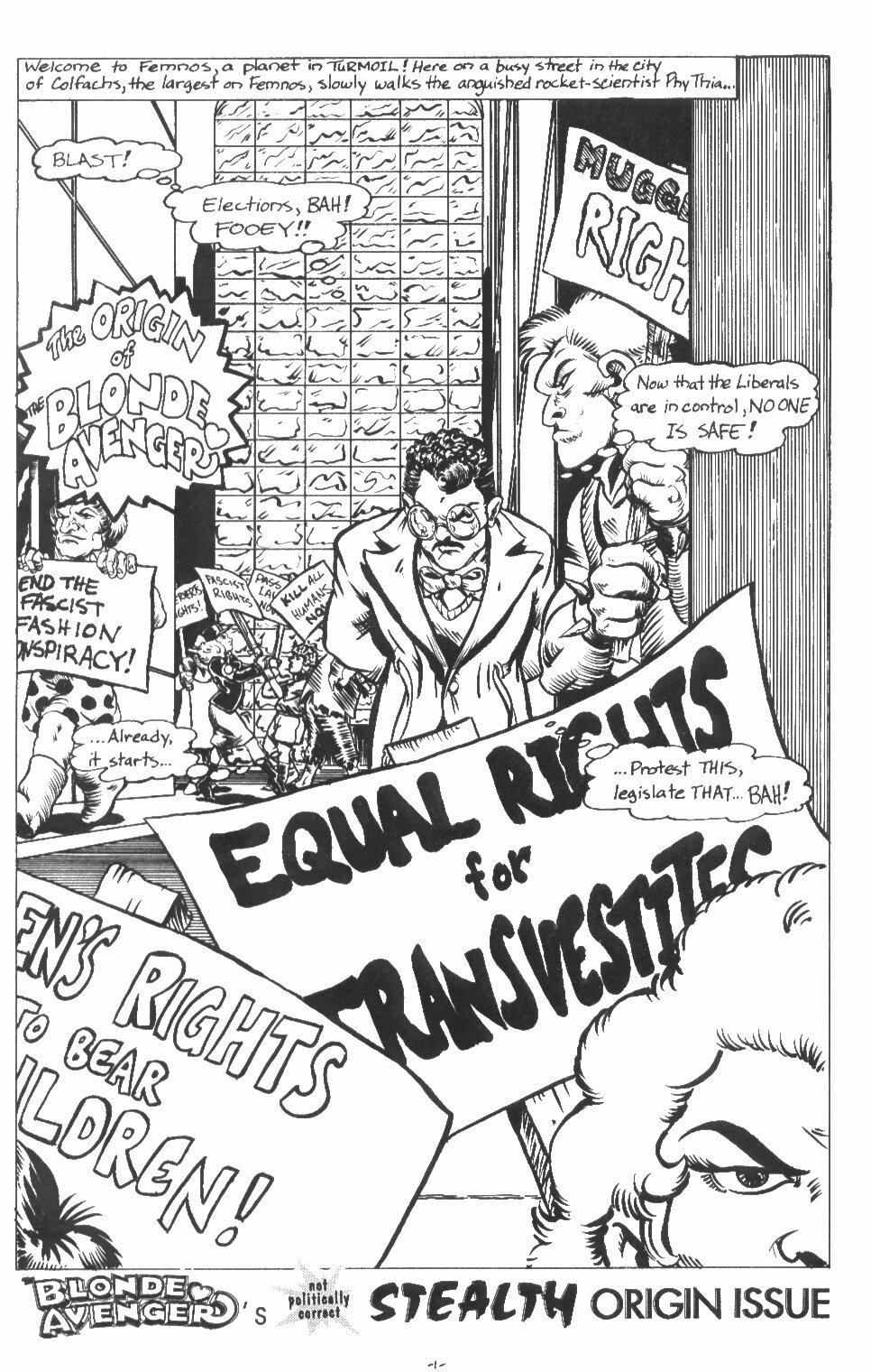 The Blonde Avenger #3 page 8 full
