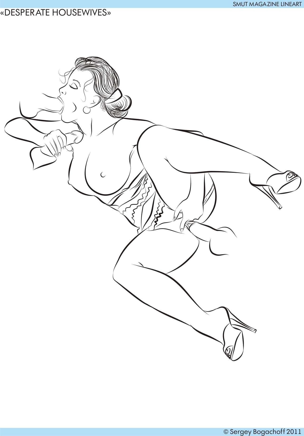 SMUT MAGAZINE desperate housewives lineart page 10 full