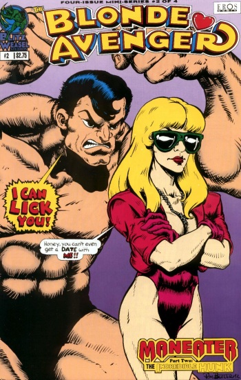 The Blonde Avenger #2 cover