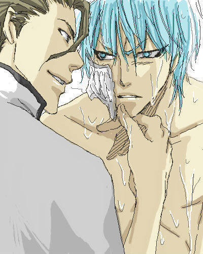 Bleach Yaoi -Aizen and Grimm- page 6 full