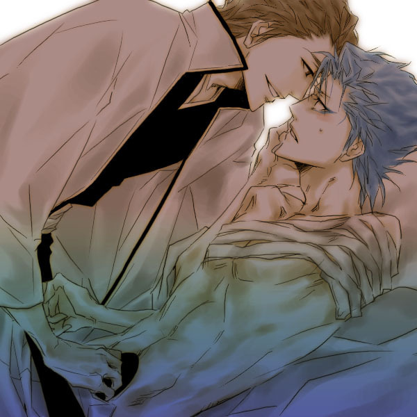 Bleach Yaoi -Aizen and Grimm- page 7 full