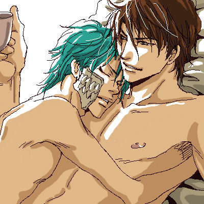 Bleach Yaoi -Aizen and Grimm- page 8 full