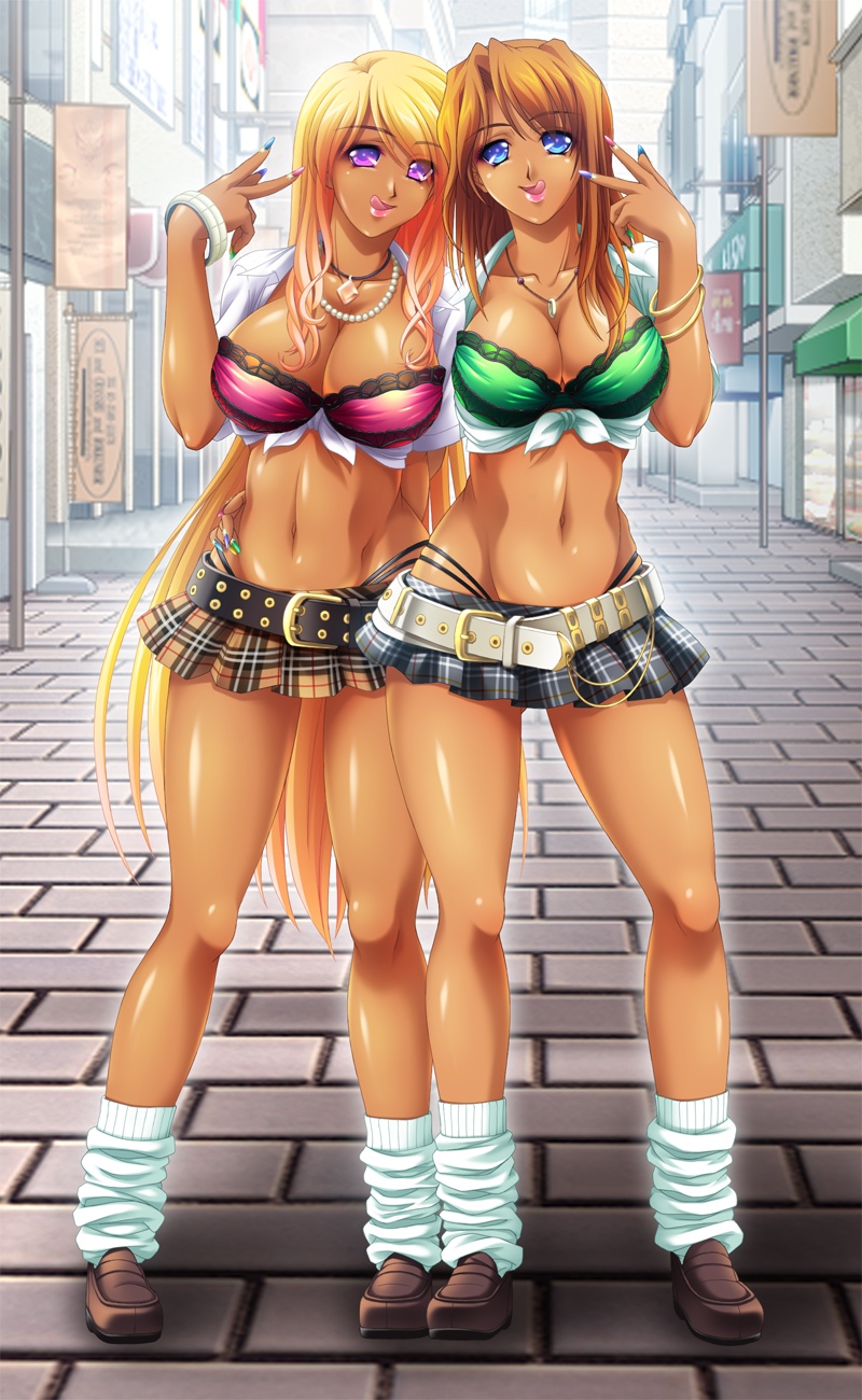 Bad Japanese ganguro girls page 9 full