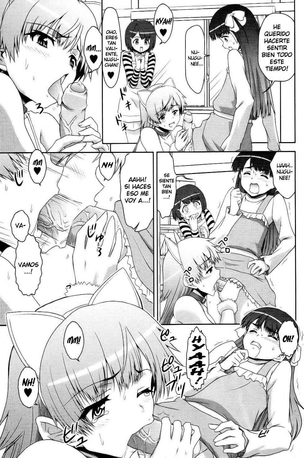 Sannin Sanshimai !!? | Three People, Three Sisters!!? page 9 full