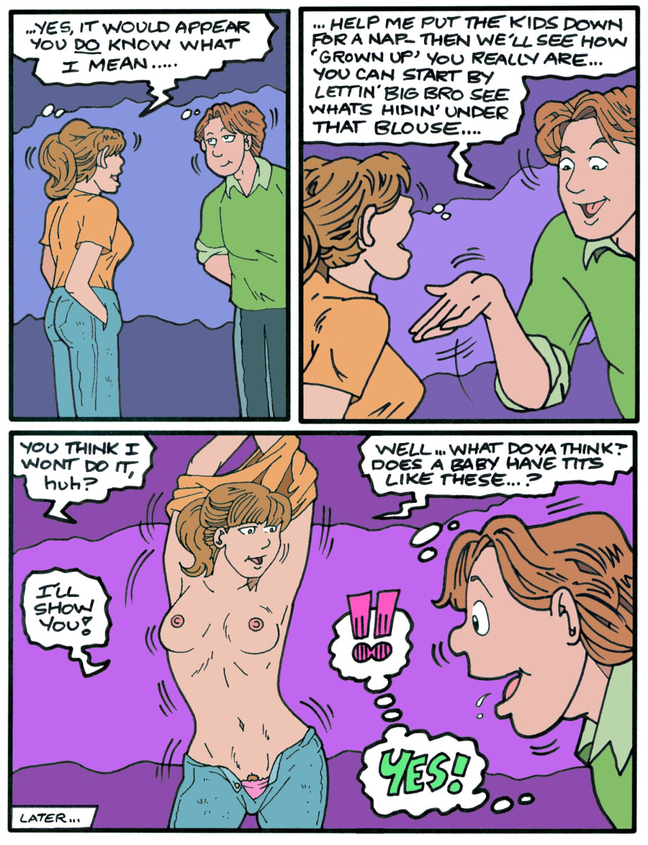 The "Look" or April's Adventures in Babysitting page 3 full