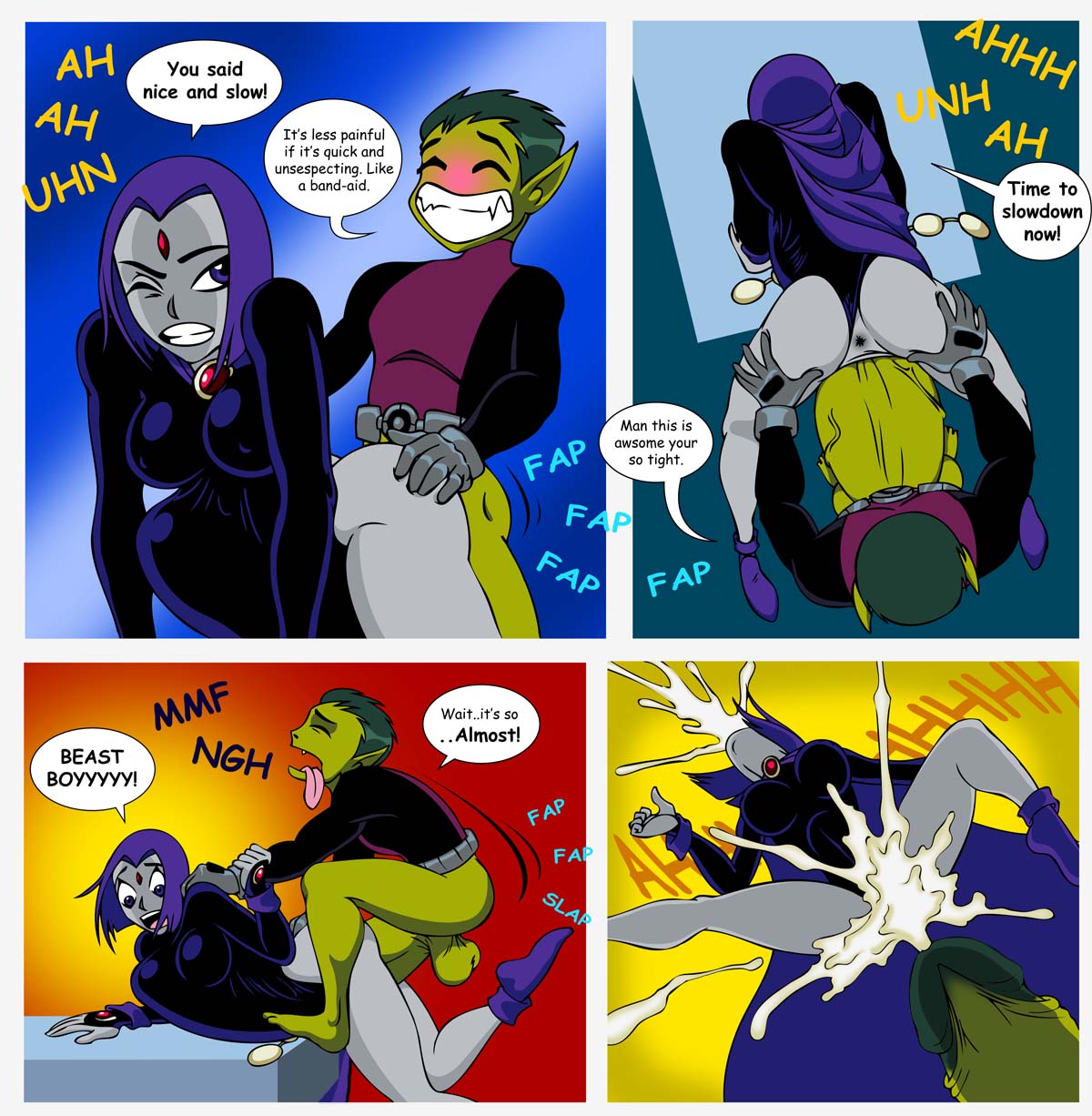 Raven x Beast Boy page 3 full