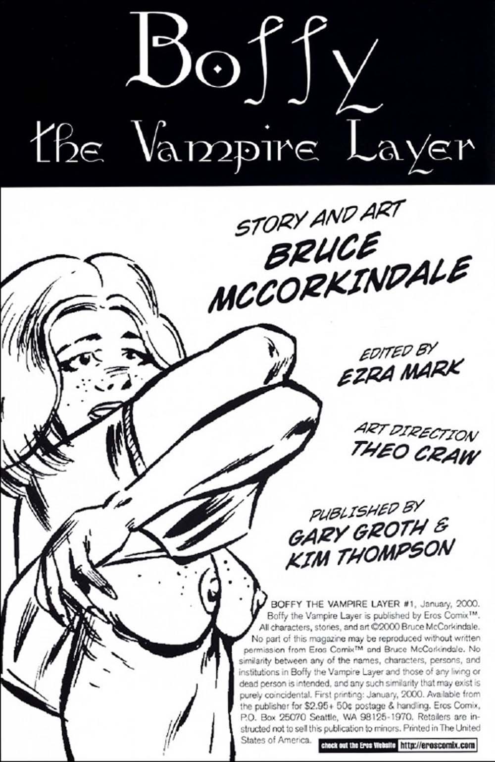 Boffy The Vampire Layer #1 page 2 full