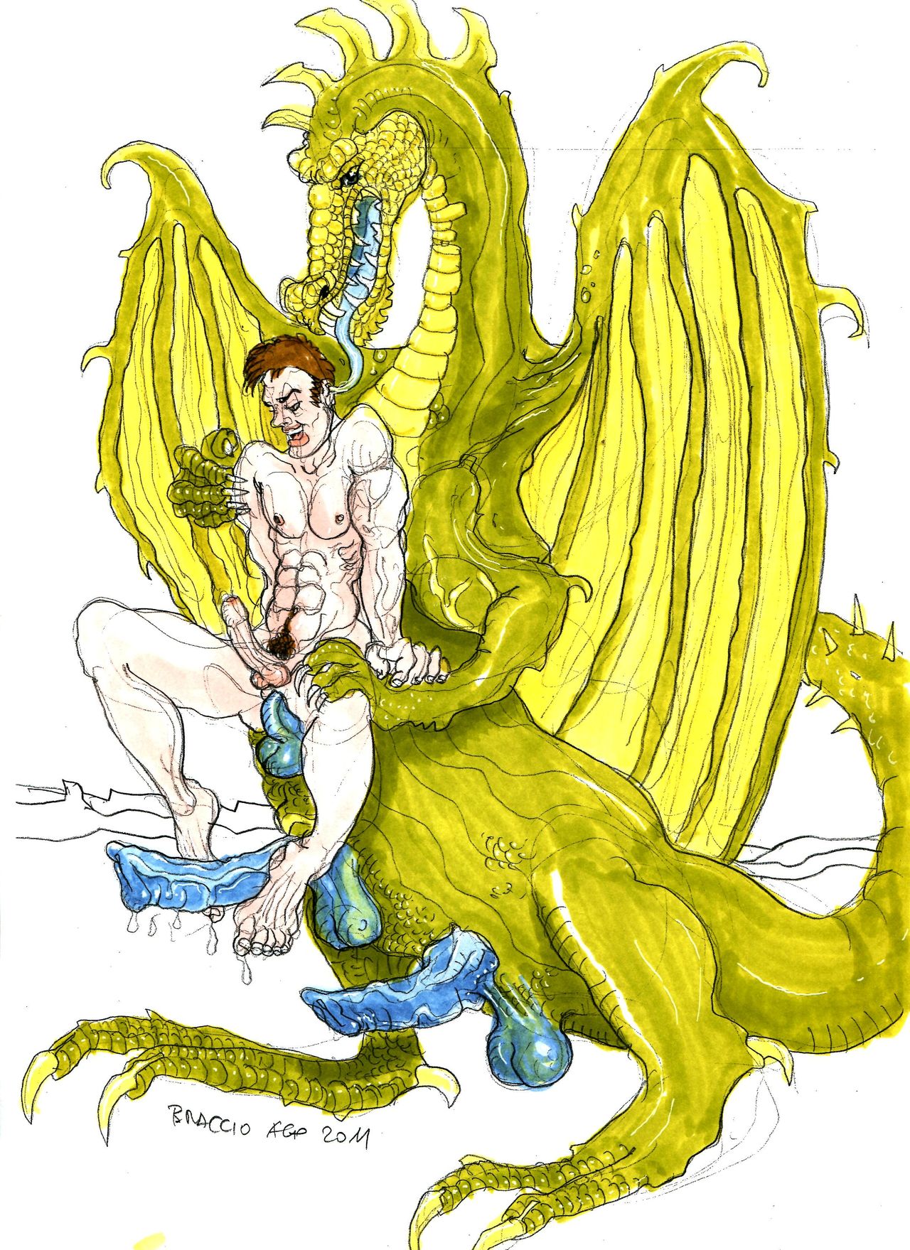 dragons and human page 4 full