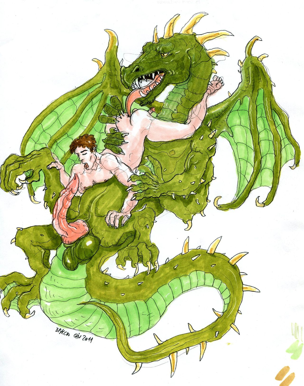 dragons and human page 6 full