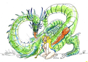 dragons and human cover