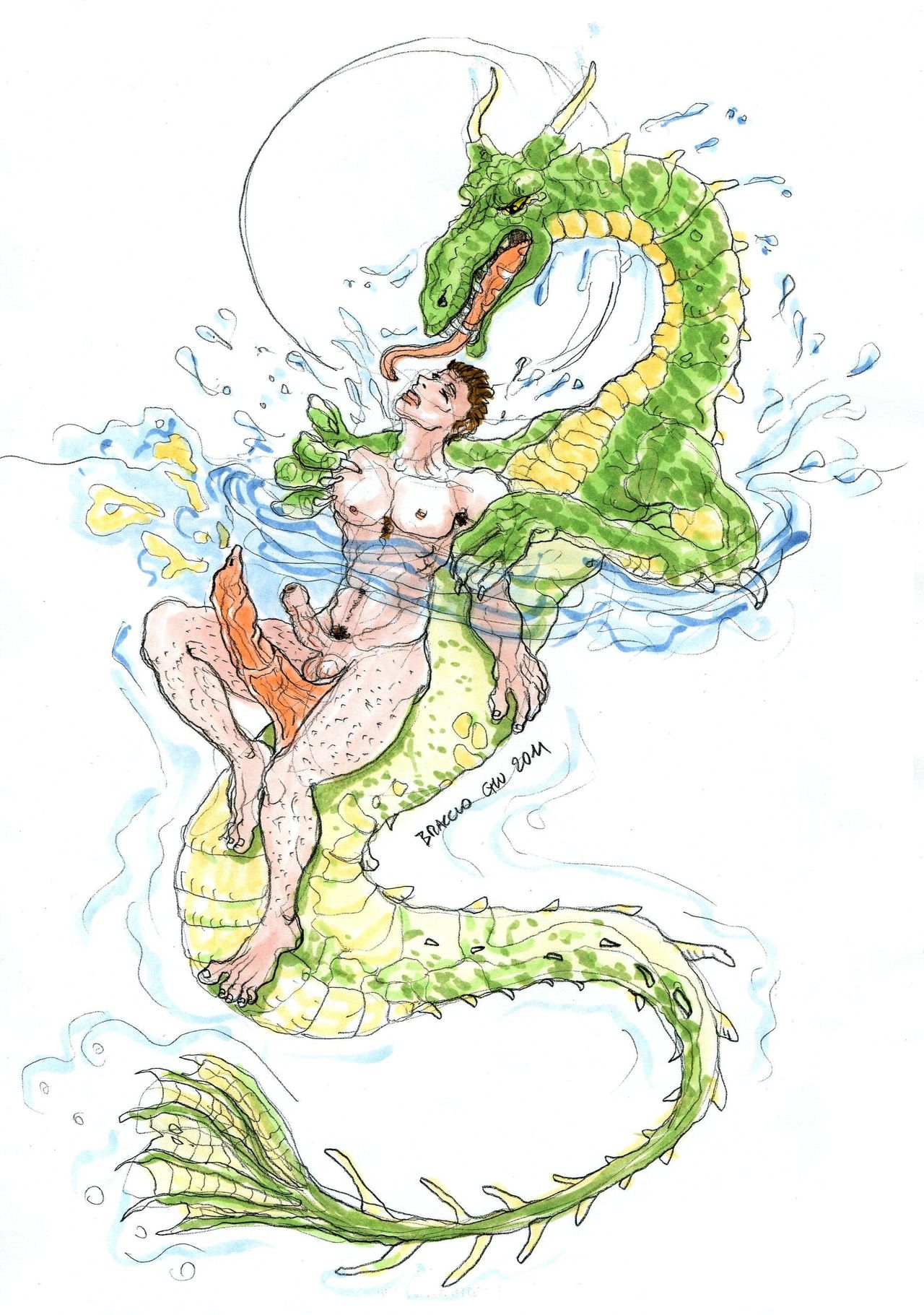 dragons and other similar monsters with human page 1 full