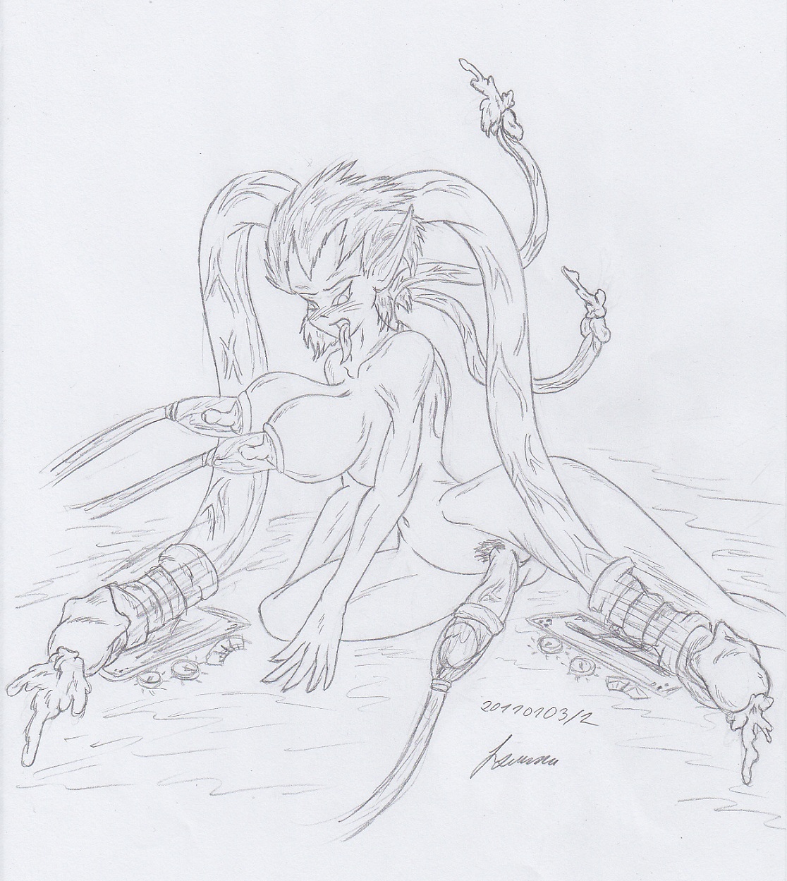 My miny Medusa Dicks_ Sketches work_1 page 2 full