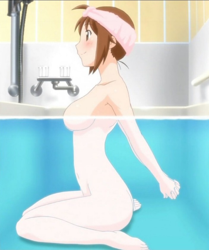 Isshoni Training 026: Bathtime with Hinako &amp; Hiyoko  anime screenshots page 10 full