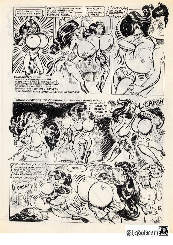 "Leopard Hunt" - Domination Big Bust comic-story page 5 full