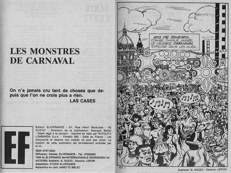 Série Verte n°174 - Les Monstres du Carnaval page 2 full