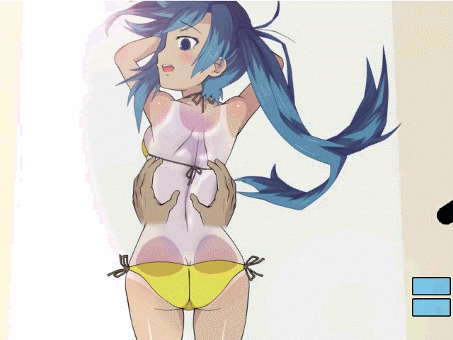 オイル&times;ビーチ&times;ハプニング!! Gif animated page 2 full