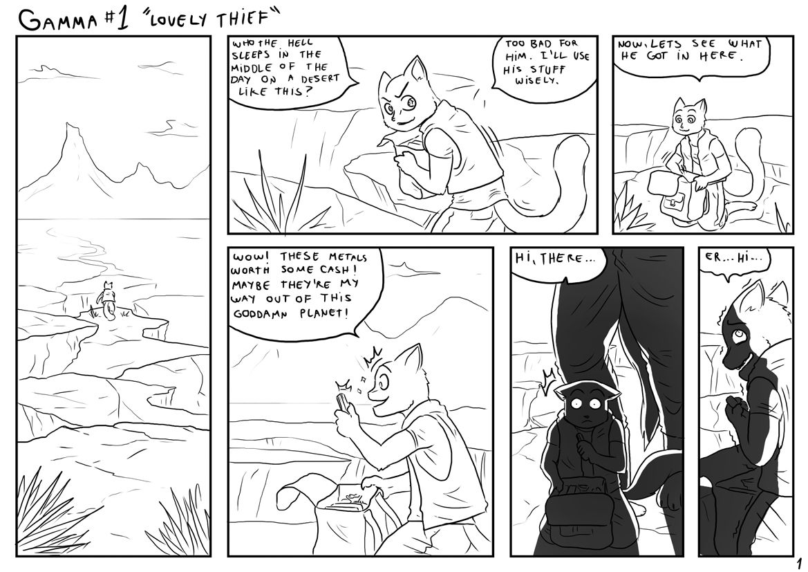 Gamma #1: Lovely Thief page 1 full