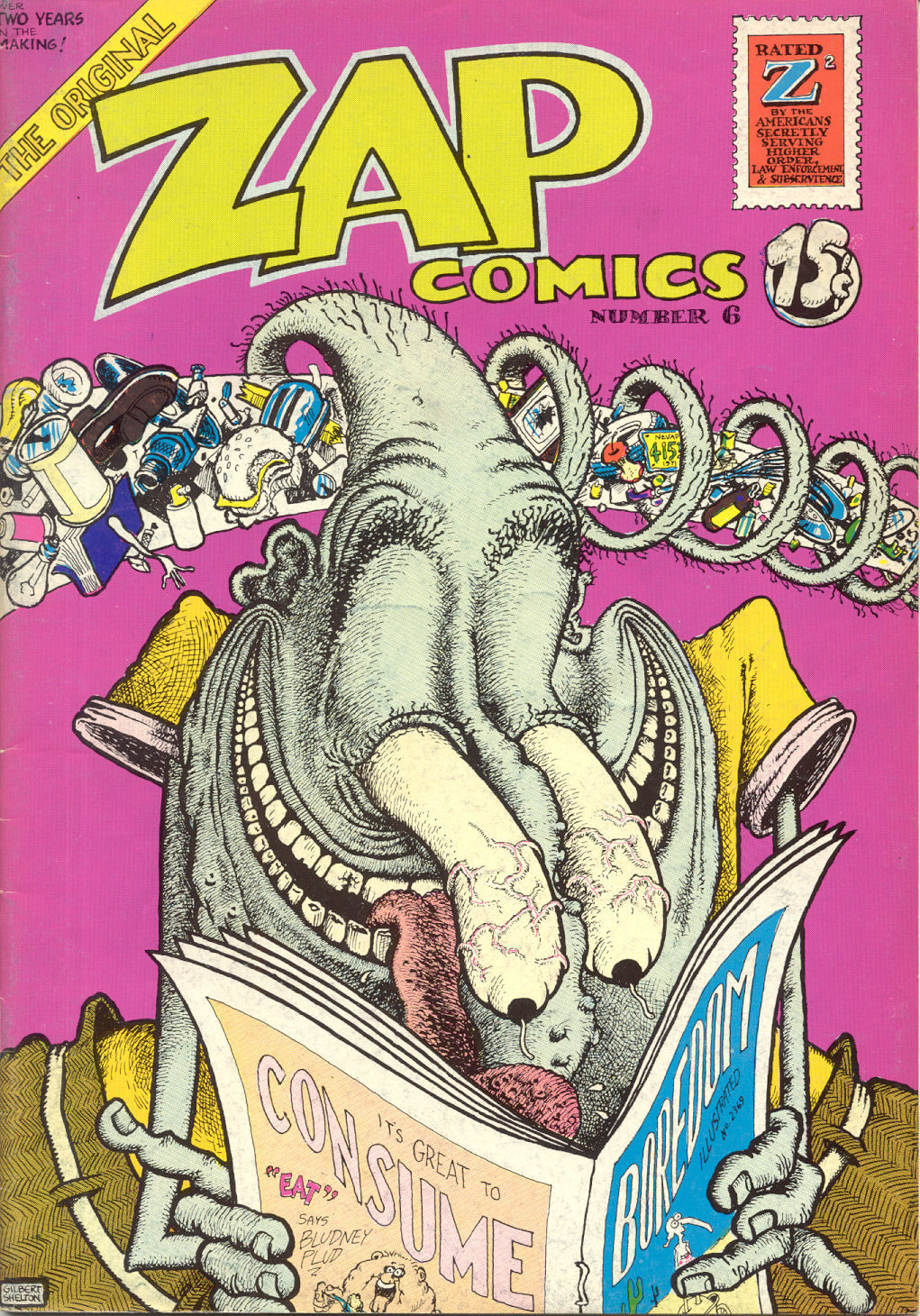 Zap Comix #6 page 1 full