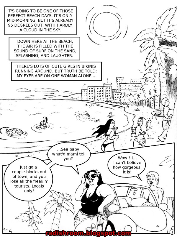 Tales of Schlock #13 : "Black &amp; White Milkshake" page 3 full