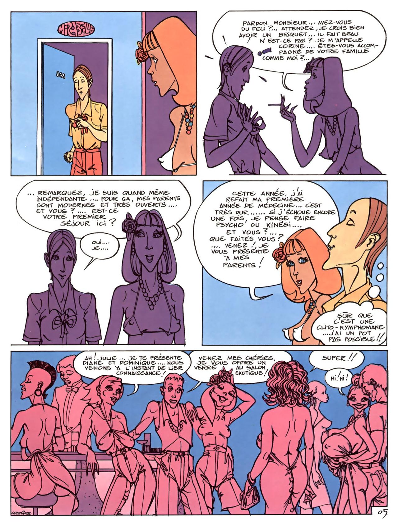 Gerard Leclaire - 03 La Famille Freudipe au Club page 9 full