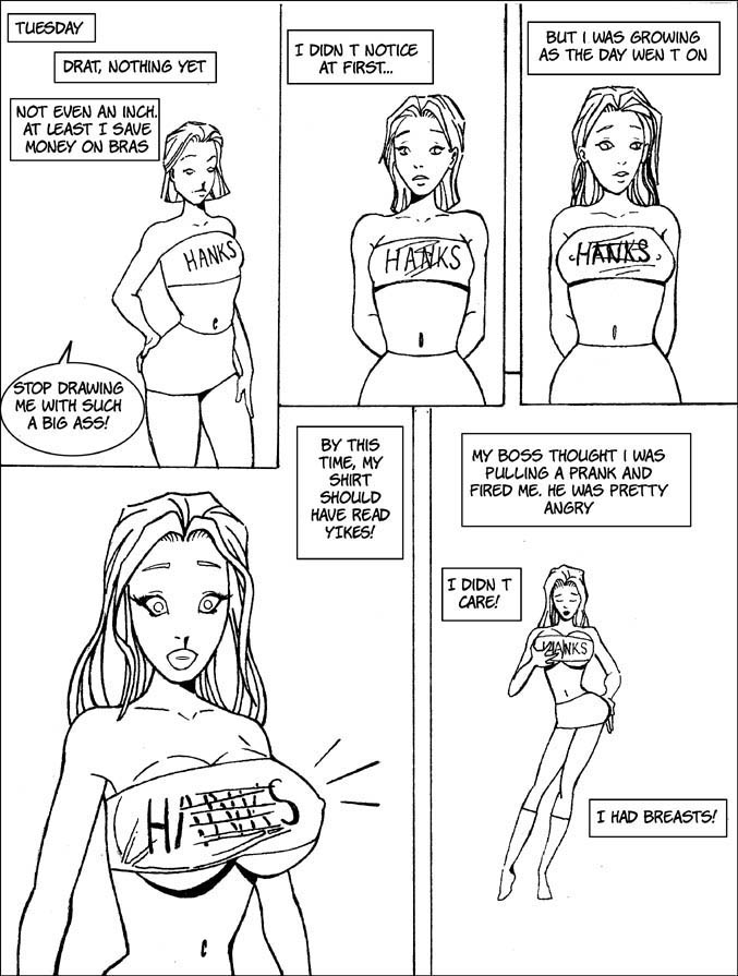Jae's shrinking, breast expansion, and growth comics page 3 full
