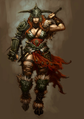 Barbarian and Amazon Women Misc Set 1 cover