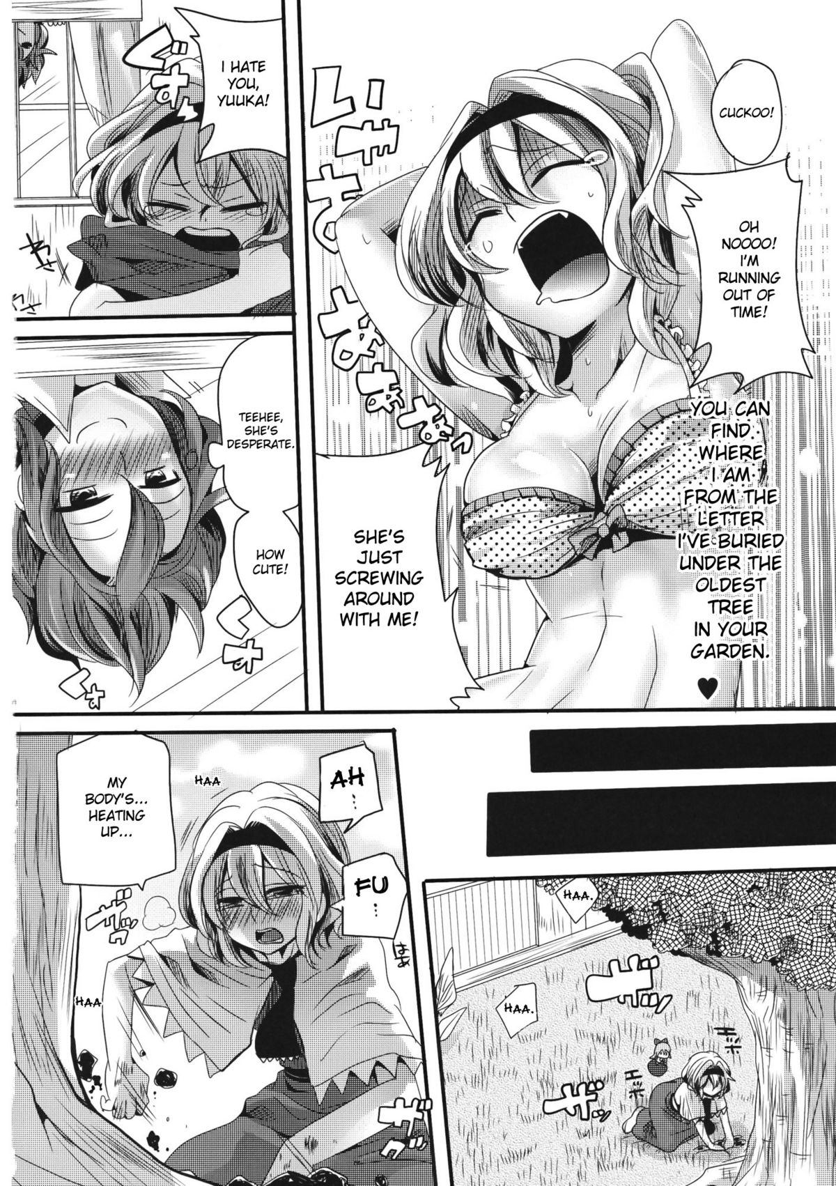 Yuuka ga do S de Alice ga M de | Yuuka is a Sadist, While Alice is a Masochist page 5 full