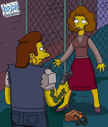 Simpsons - Snake and Maude cover