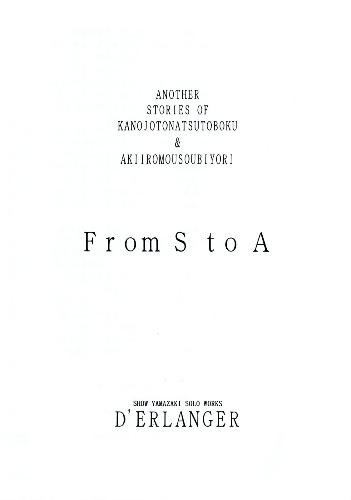 From S to A page 2 full