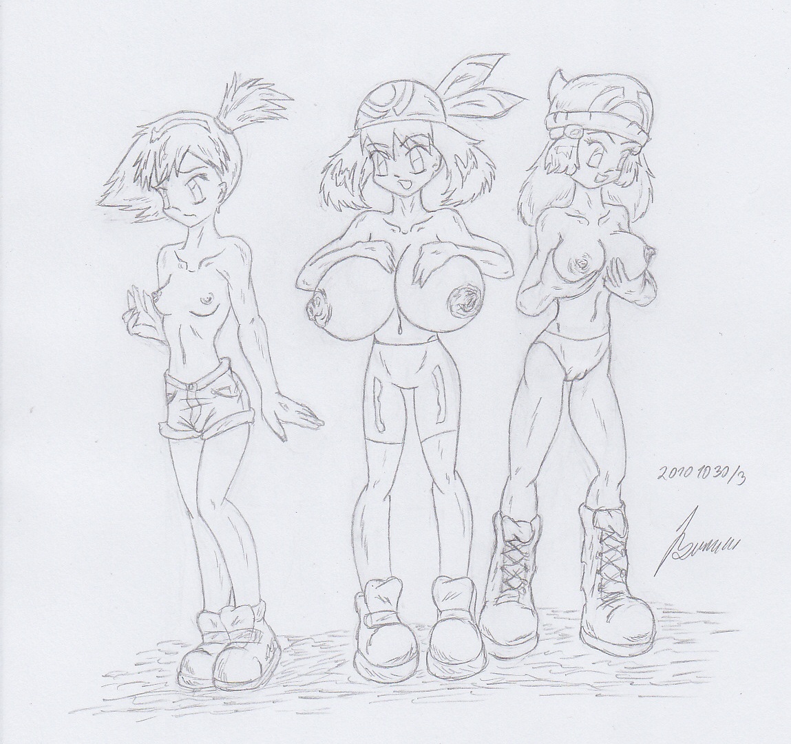 My miny Misty_ pokemon Sketches work_1 page 9 full