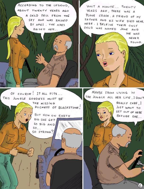 Jane The Jungle Goddess vs The Huntress page 7 full