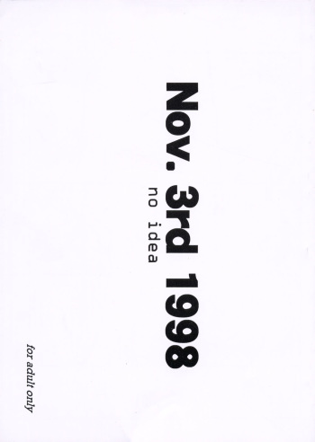 Nov. 3rd 1998 no idea cover