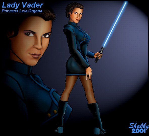 StarWars Shabby Blue Sith Girls page 1 full