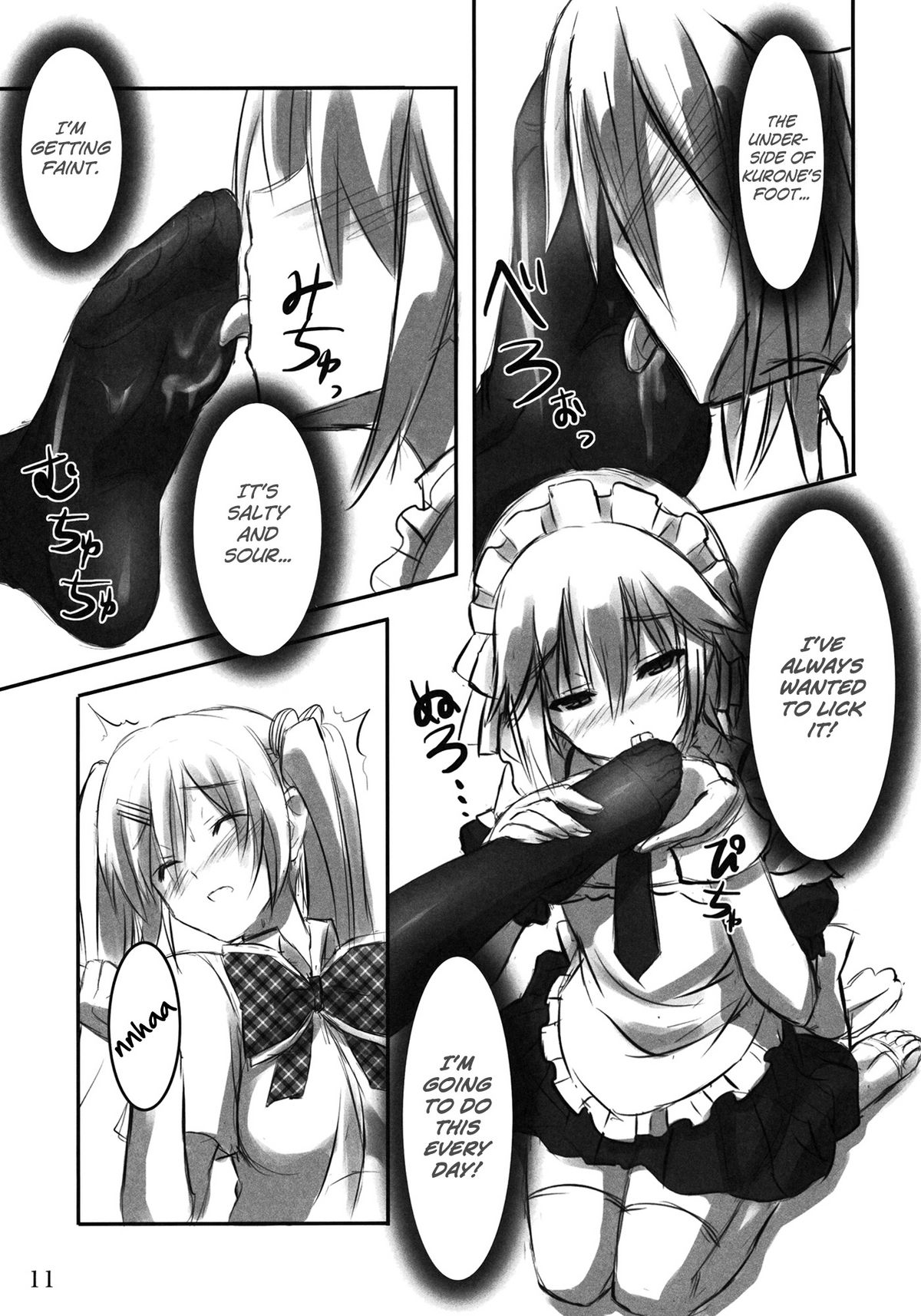 KneeShocks!!  =Little White Butterflies= page 10 full