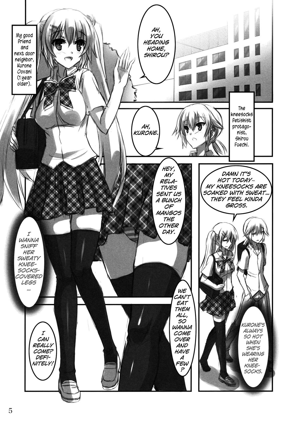 KneeShocks!!  =Little White Butterflies= page 4 full