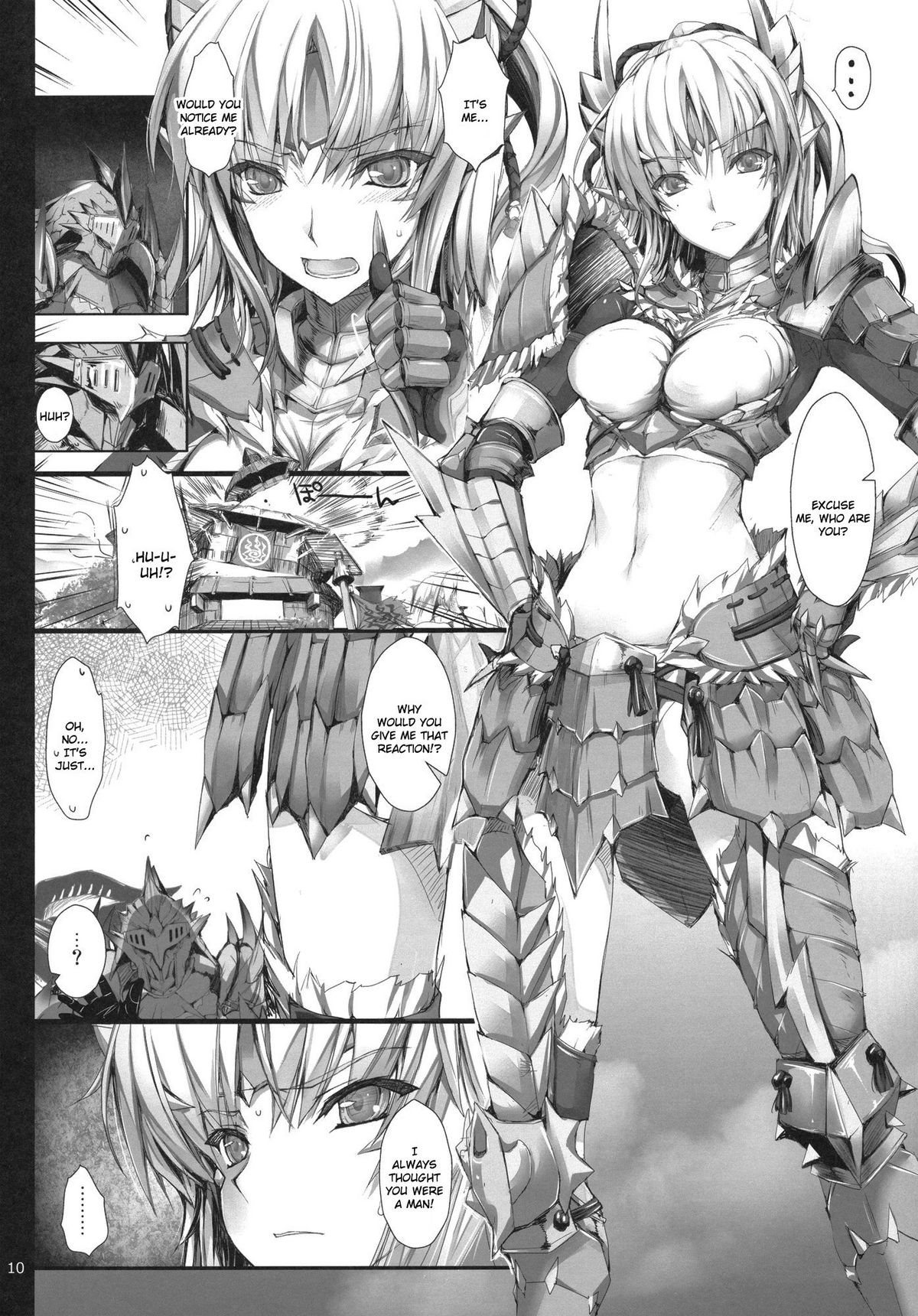 Monhan no Erohon 11 page 9 full
