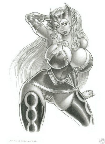 VICTOR RINALDI ART - Huge Tits drawings #13 page 1 full