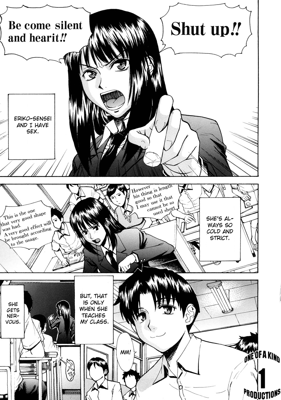 Eriko-sensei no Oshigoto | Eriko-sensei's Work page 1 full