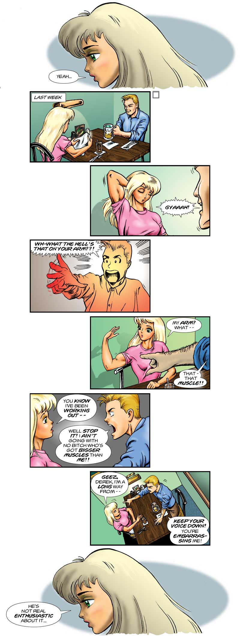Tetsuko 1 Incident at Gannon Labs! page 6 full