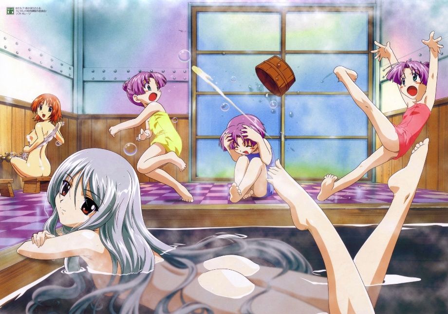 Multiple girls - bathing fun page 1 full
