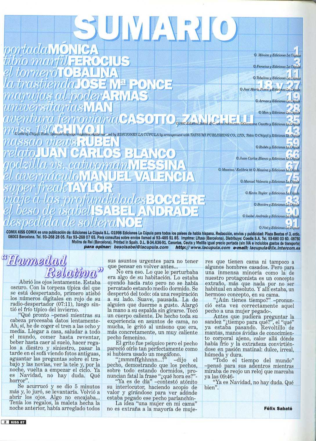 Kiss Comix #087 page 2 full