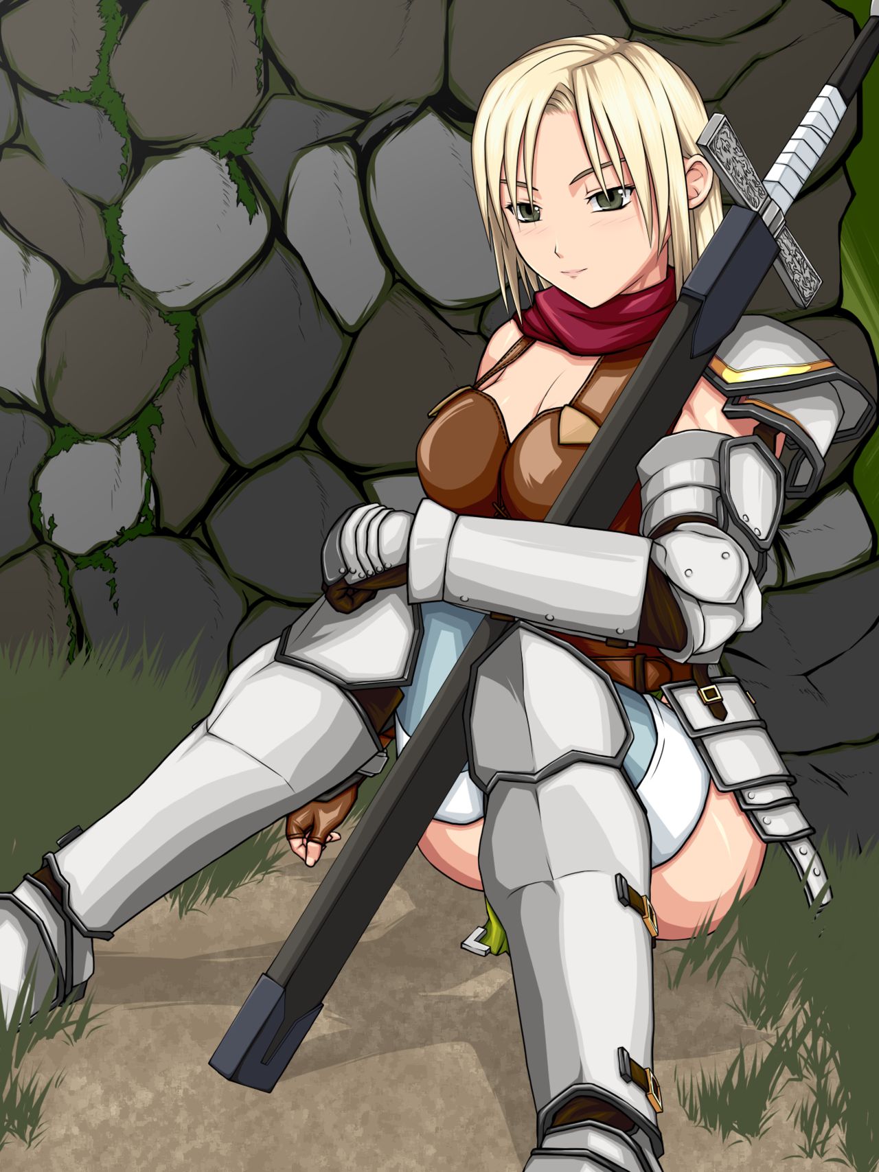 Onna Kenshi Elenor-san CG Shuu page 2 full