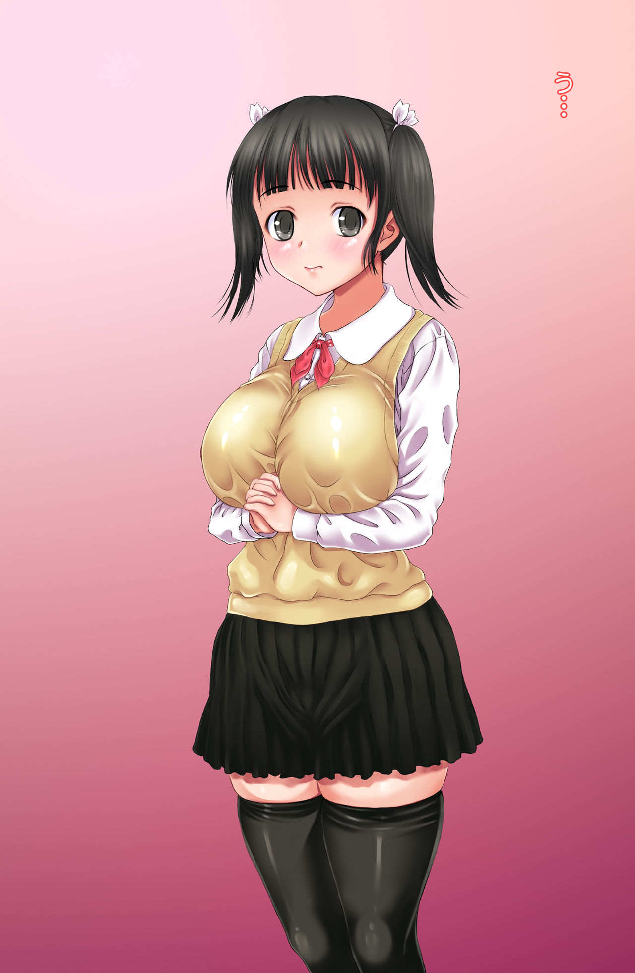 Kotowari Kirenai Oppai Musume ~Mucchiri Kyonyuu Musume ga Tanomikomarete Yararemakuri~ page 2 full