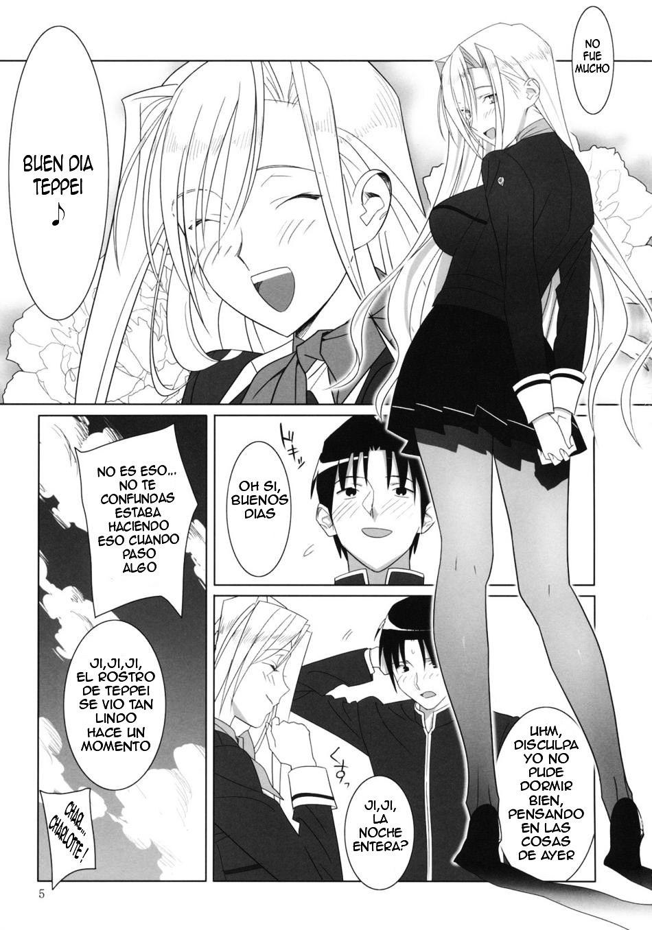 Admired beautiful flower. | Admirando la bella flor. page 4 full
