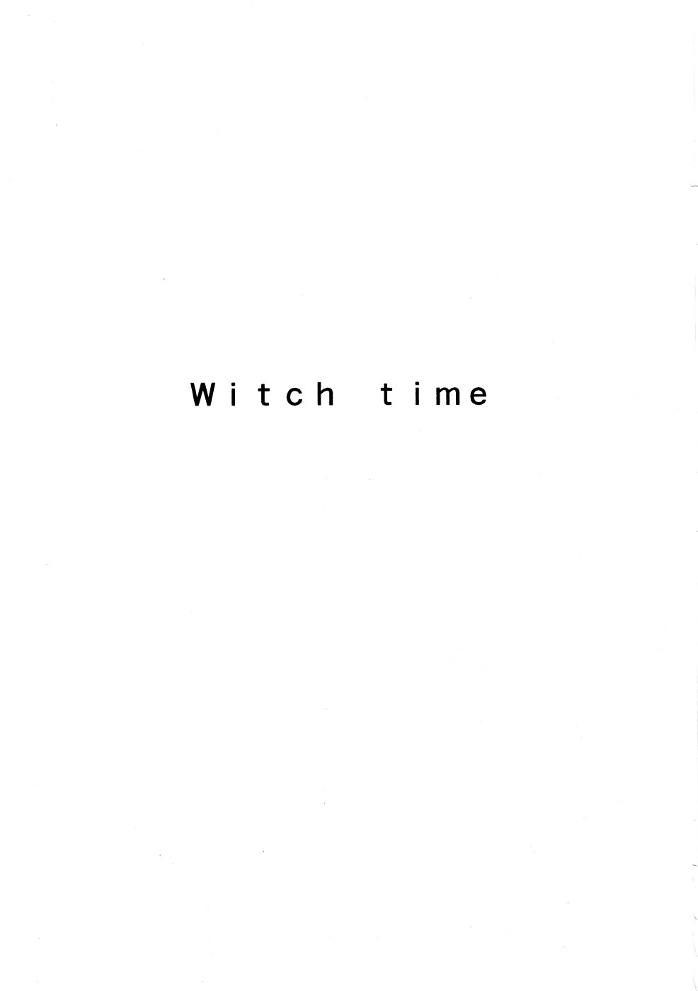 Witch Time page 2 full