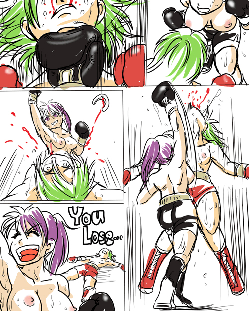Girl vs Girl Boxing Match 4 by Taiji page 9 full