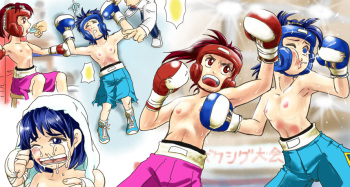 Girl vs Girl Boxing Match 4 by Taiji cover