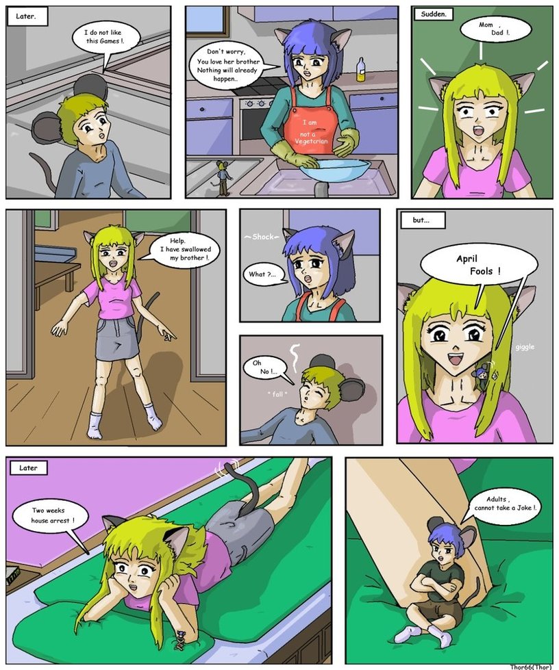 Catgirl .Mouseboy Gentle with VORE contents page 7 full