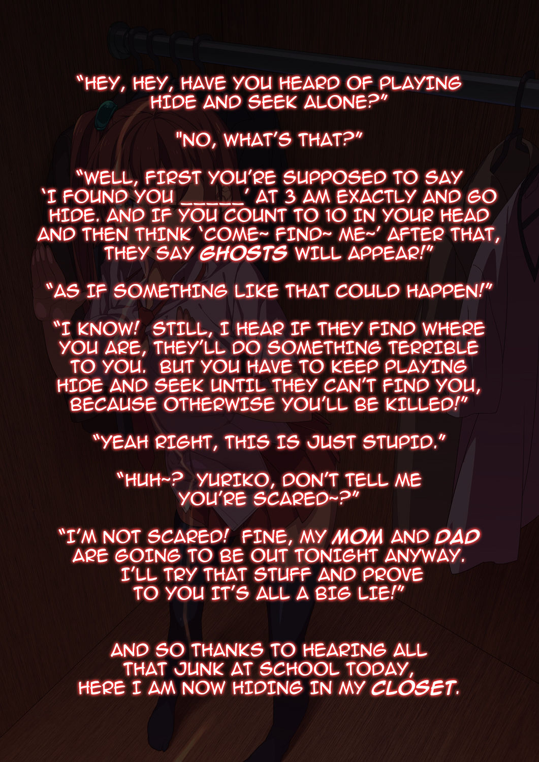 Kyou kara Zutto, Hitori Kakurenbo |  My Lonely Never Ending Game of Hide and Seek page 2 full