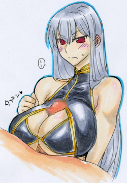 Covered breast paizuri